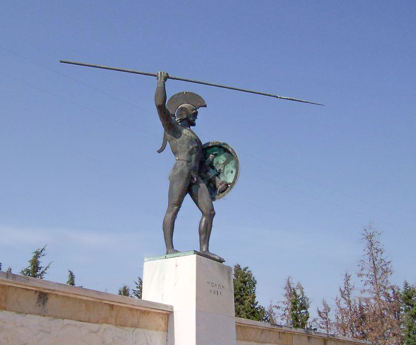 ANcient Warfare block - Leonidas statue