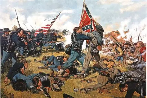 American Civil War block - High tide at Gettysburg