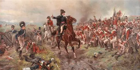 19th century block - Wellington at Waterloo