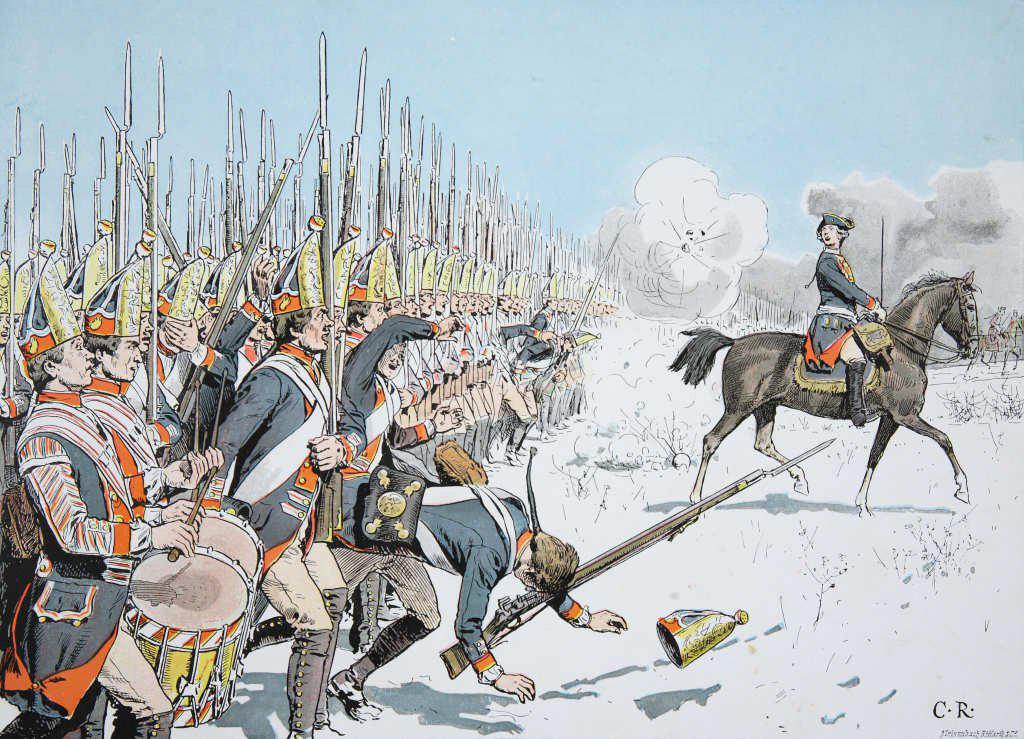 18th century block - Prussian assault at Leuthen
